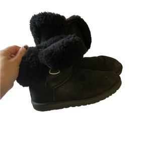Black Ugg booties